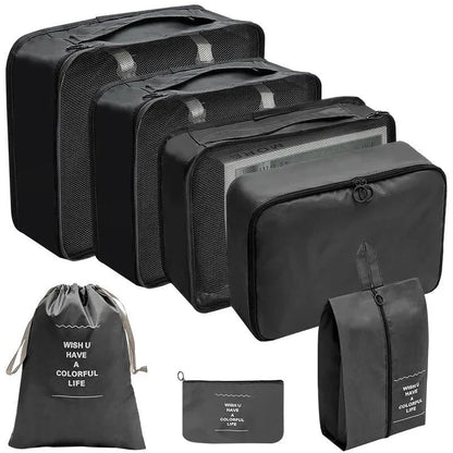 Reise-Organizer Set 7-10-teilig Faltbar Koffer-Boxen