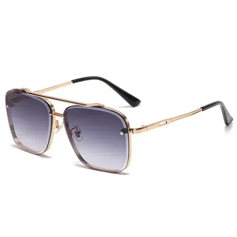 Herren Sonnenbrille Pilotenstil Quadratisch Trendy