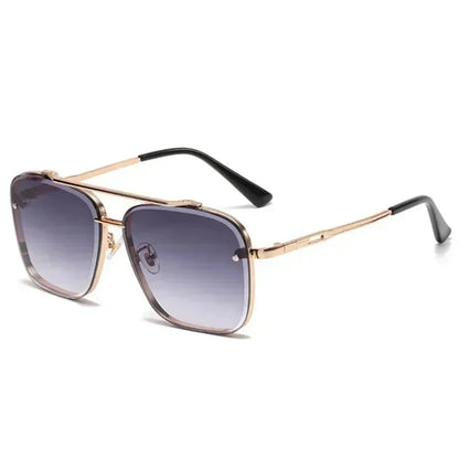 Herren Sonnenbrille Pilotenstil Quadratisch Trendy