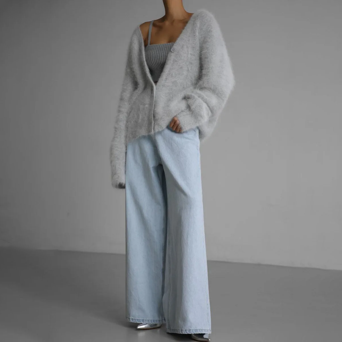 Elegante Damen Strickjacke Modern