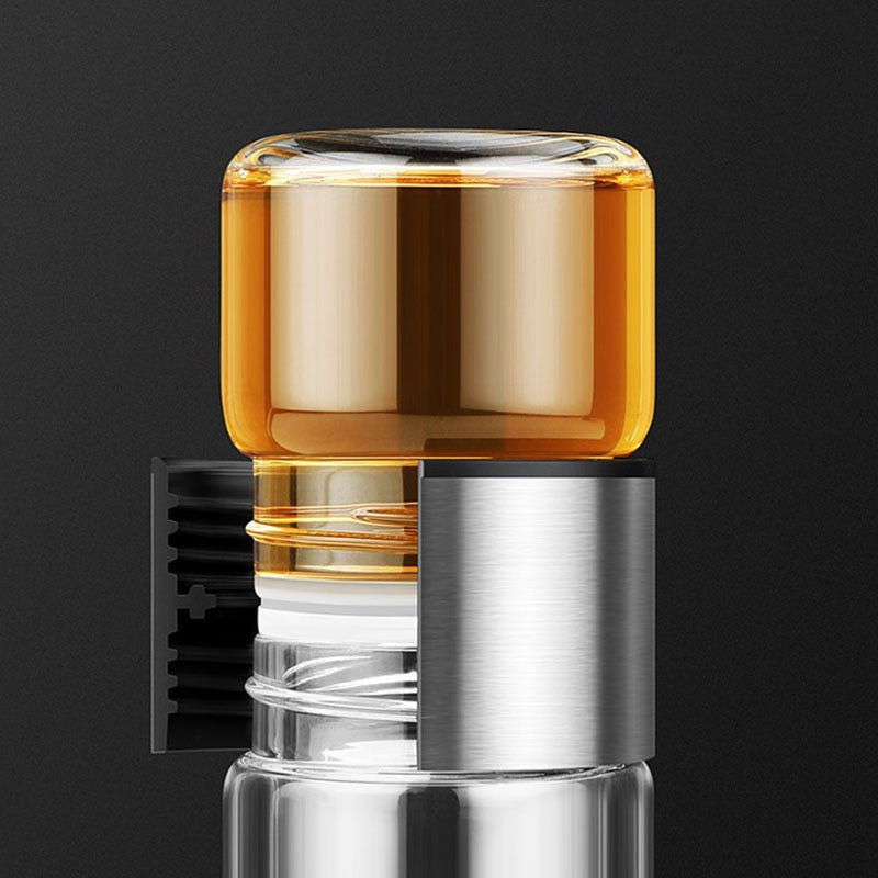 Isolierflasche 2in1 Thermo Doppelwandig Smart Wasserflasche