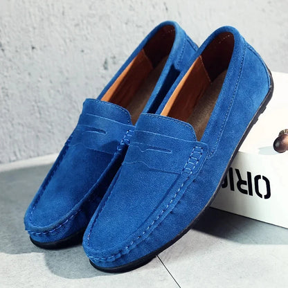 Herren Slip-On Loafers Braun Frühling Schuhe