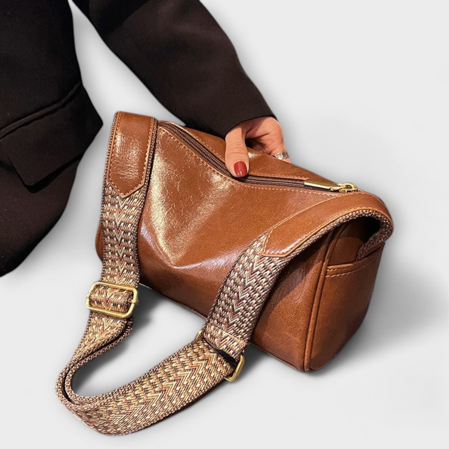 Damen Schultertasche Modern Alltag Praktisch - BerlinGlamour