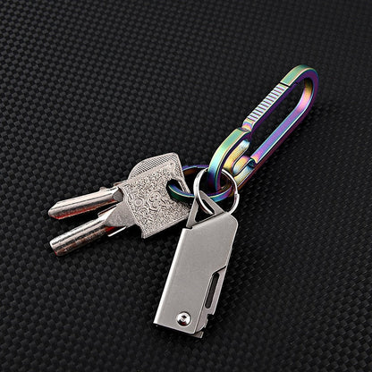 Edelstahl Mini-Messer Faltbar Survival Tool