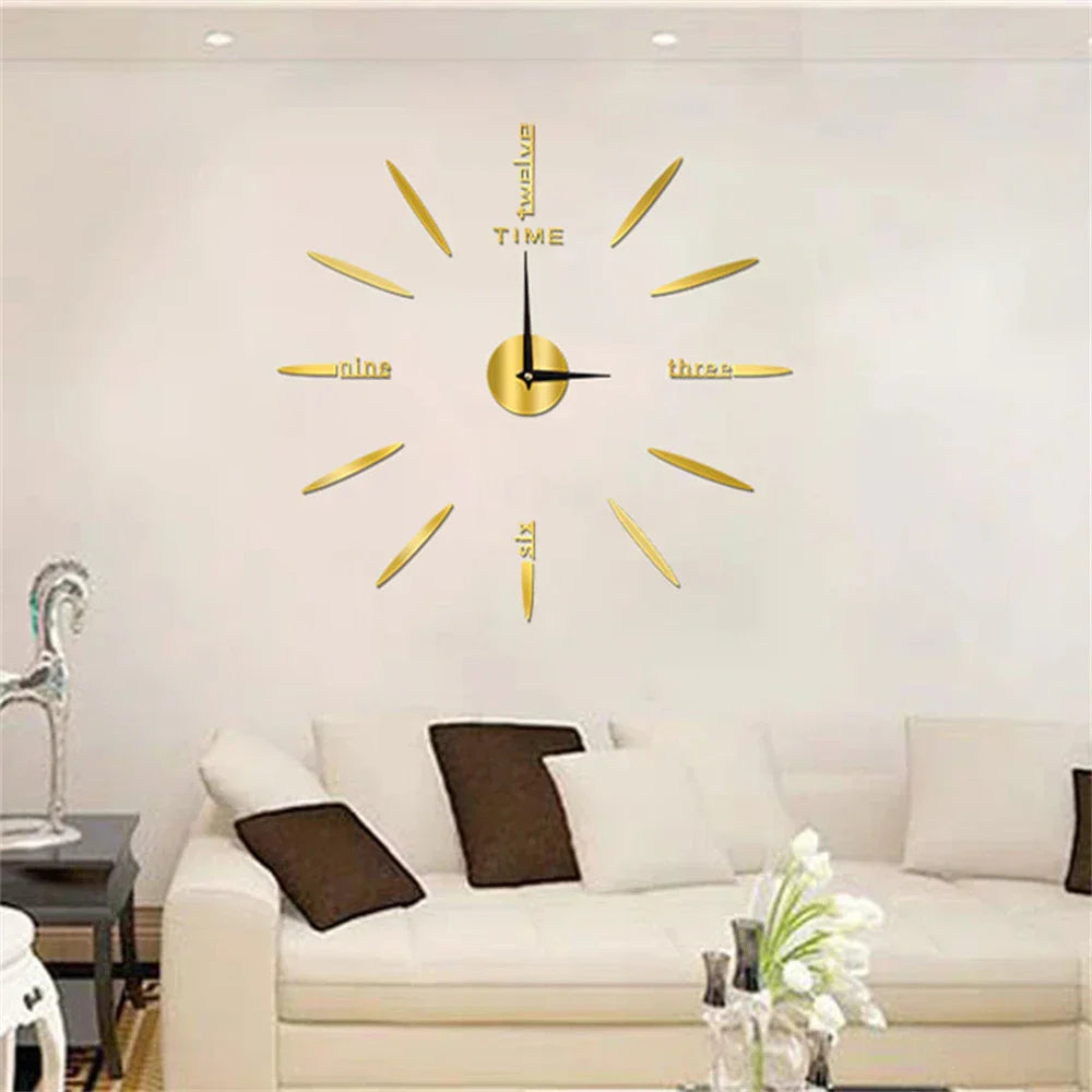 Moderne Acryl Wanduhr Groß Einzigartig Stil