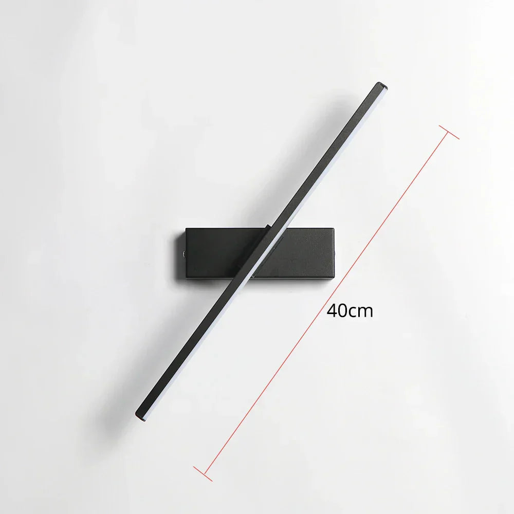 LED Wandlampe Schlafzimmer Modern Drehbar Dimmbar