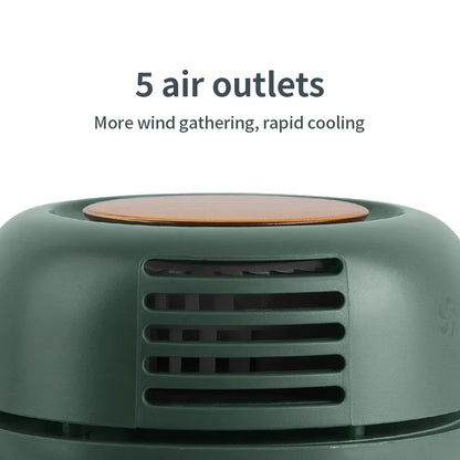 Taillenventilator Kühler Wiederaufladbar Clip-On