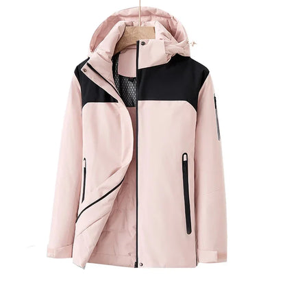 Wasserdichte Winterjacke Damen Fleece Isoliert Warm