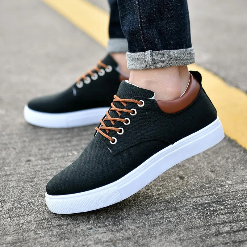 Bequeme Herren Sneaker Leicht Canvas Schuhe - BerlinGlamour