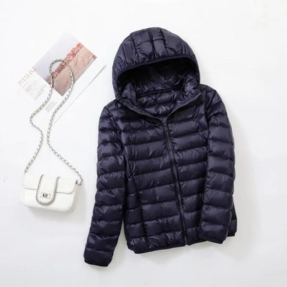 Daunenjacke Wendejacke Warm Damen