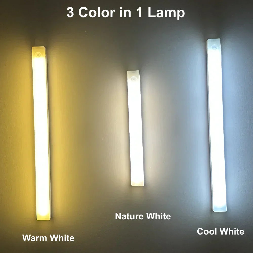 LED Nachtlicht Bewegungsmelder USB Lampe Kabellos Wiederaufladbar