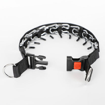 Hundehalsband Pincher Stil C Leder Schwarz