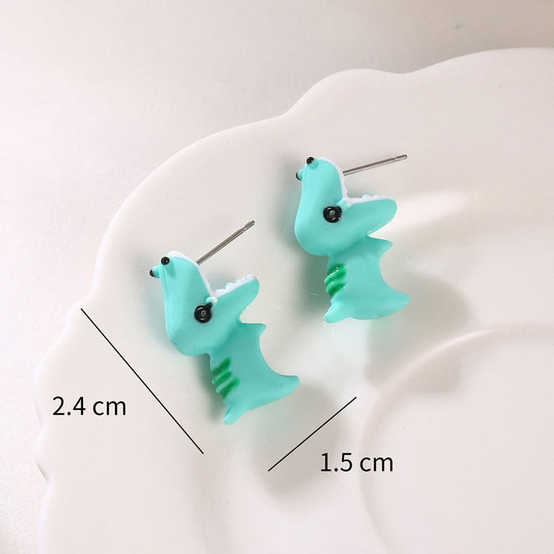 Tierohrringe Cartoon Kreative Tierbiss Schmuck