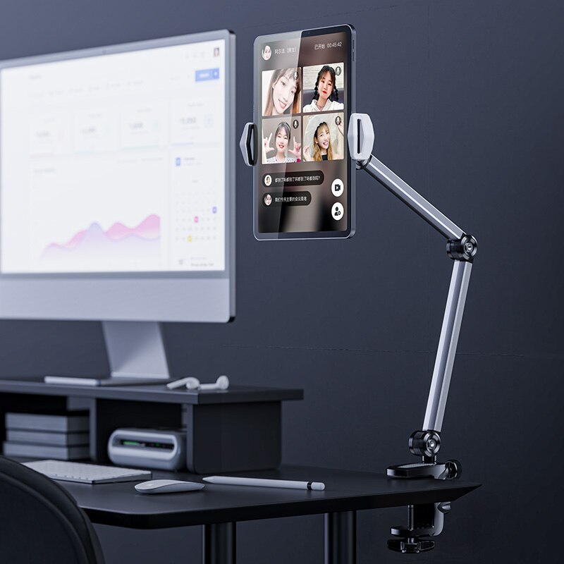 Tablet Halter Faltbar Verstellbar Metall für Smartphones