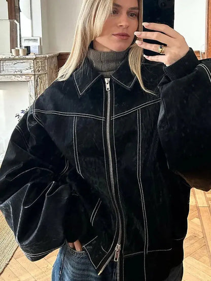 Übergröße Winterjacke Herbstmode Damen - BerlinGlamour
