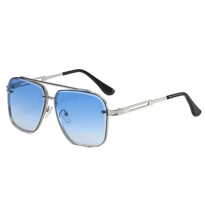 Herren Sonnenbrille Pilotenstil Quadratisch Trendy