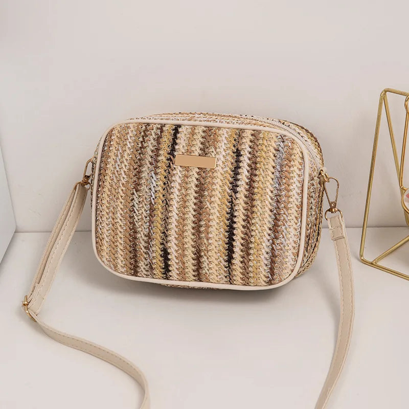 Mehrfarbige Damen-Umhängetasche Modern Elegent Sommerlich