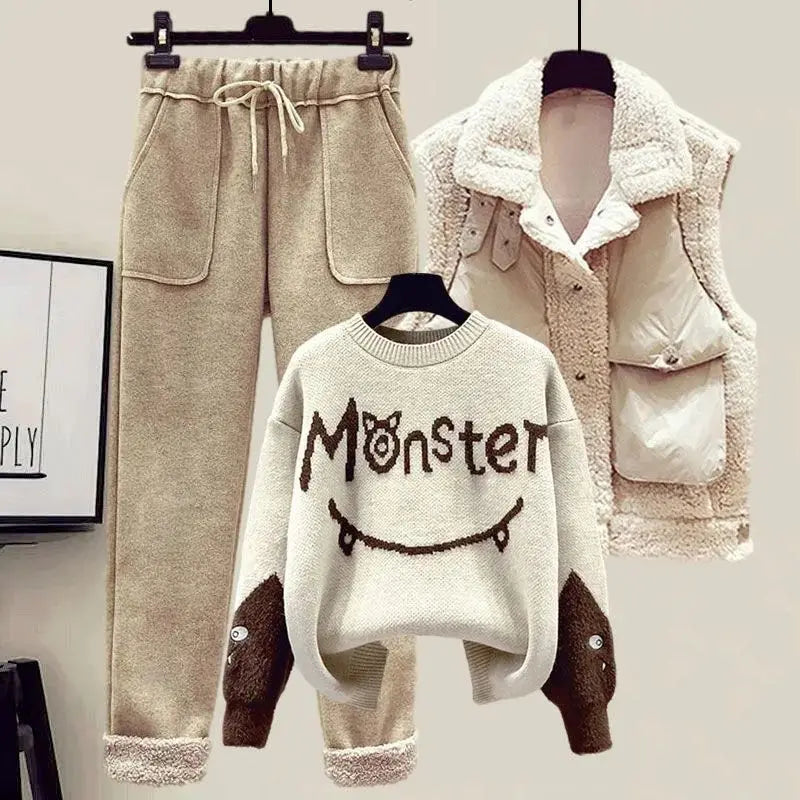 Winteranzug Damen Dreiteiler Modern