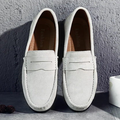 Herren Slip-On Loafers Braun Frühling Schuhe
