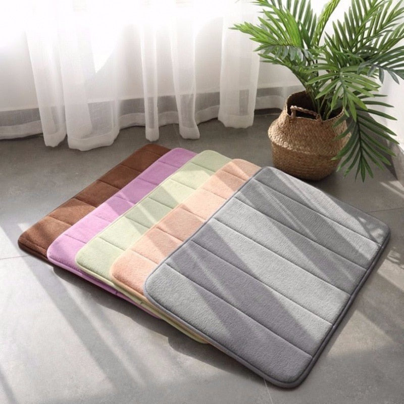 Badezimmermatte Mit Memory Foam Wasserabsorbierend Bequem