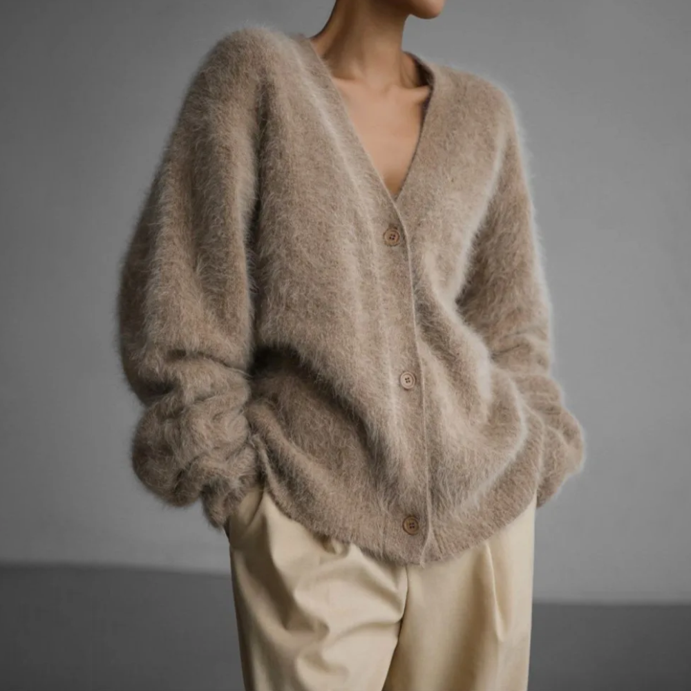 Elegante Damen Strickjacke Modern - BerlinGlamour