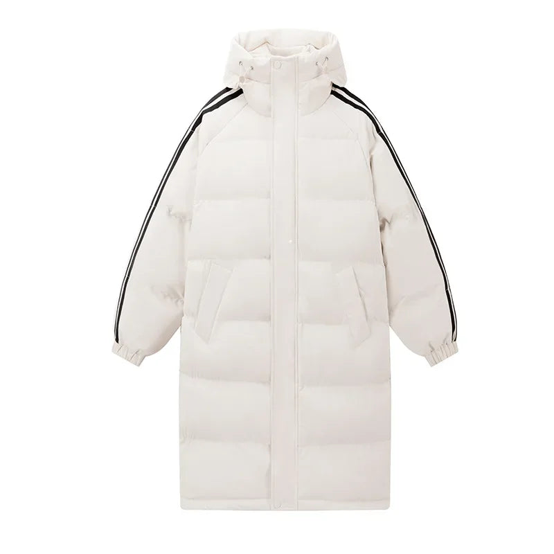 Damen Skijacke Lang Steppjacke Warm