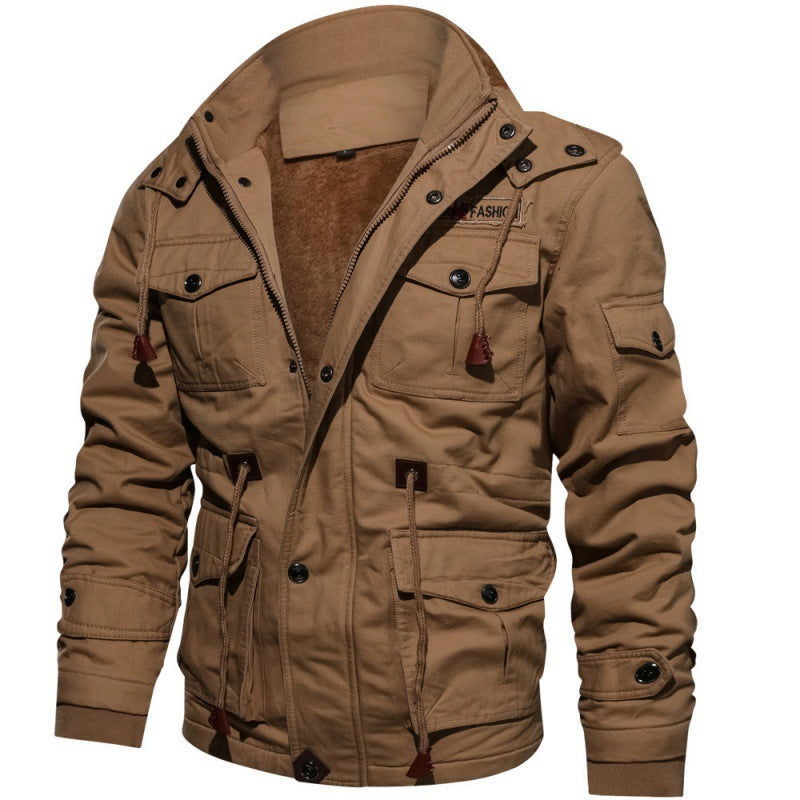 Gefütterte Winterjacke Fleece Warm Damen