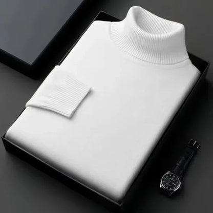 Wärmer Rollkragenpullover für Herren