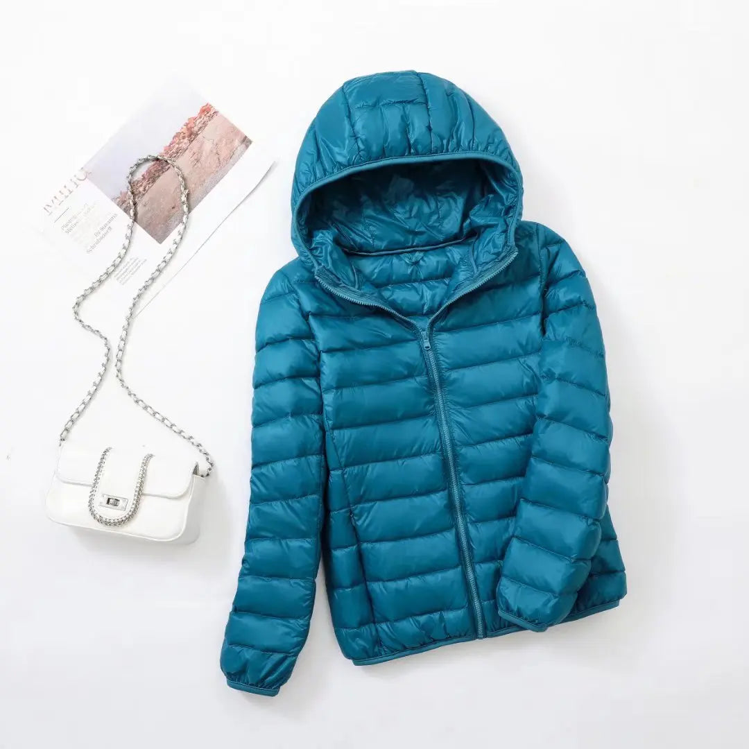 Daunenjacke Wendejacke Warm Damen