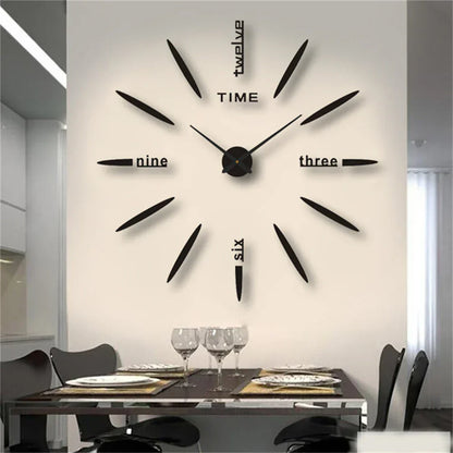 Moderne Acryl Wanduhr Groß Einzigartig Stil