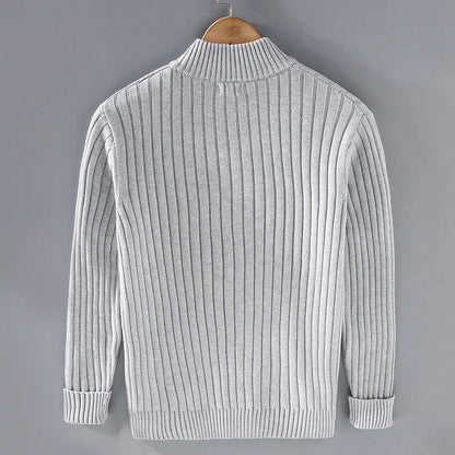 Merino Rollkragenpullover Männer Klassisch Elegannt Warm - BerlinGlamour