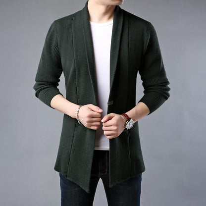 Herren Strickjacke Weich Wolle Bequem