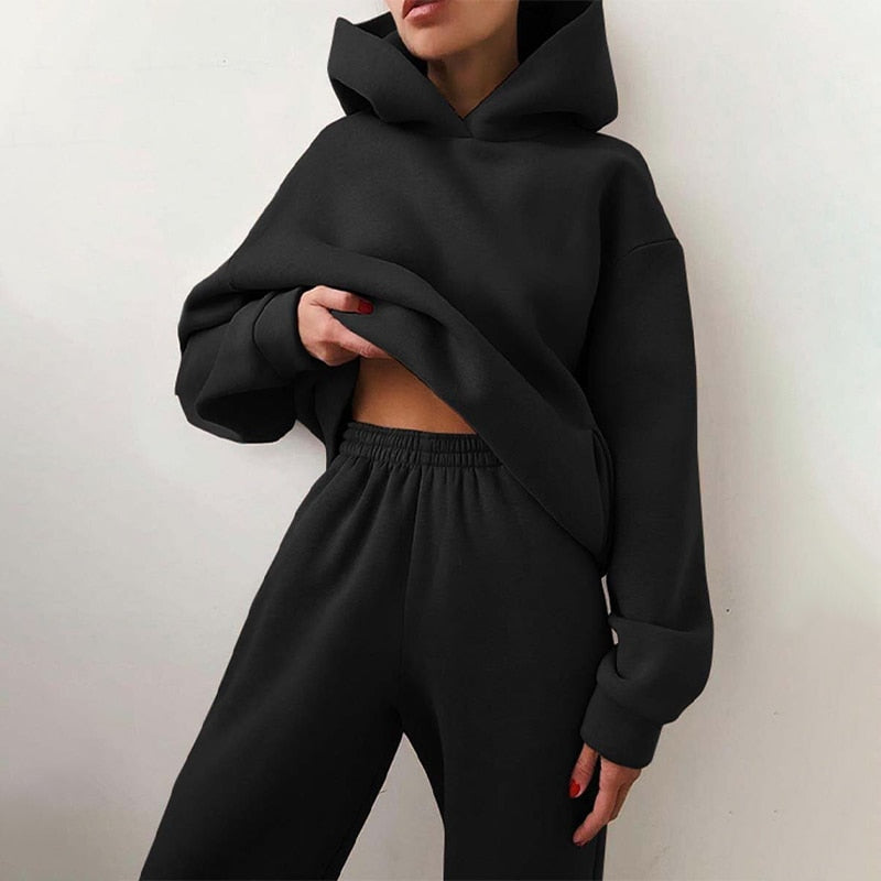 Sportliches Jogging Set Damen Baumwolle