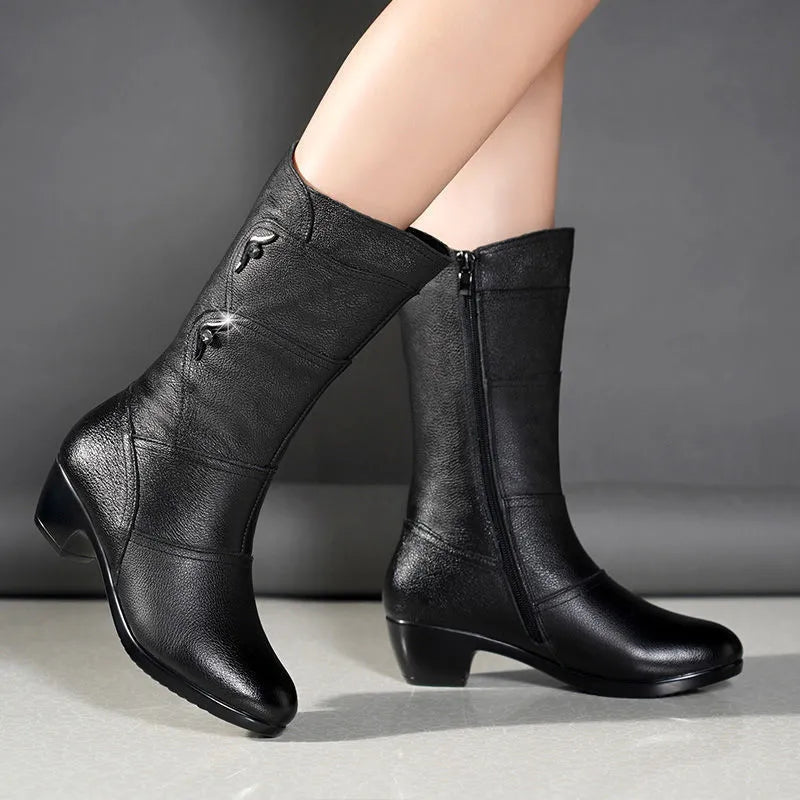 Winterstiefel Melissa Warm & Stilvoll Damen Schnee - BerlinGlamour