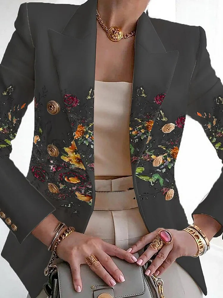 Eleganter Damen Blazer Stretch Modern