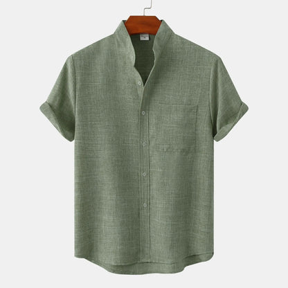 Herren Leinenhemd Sommerlang