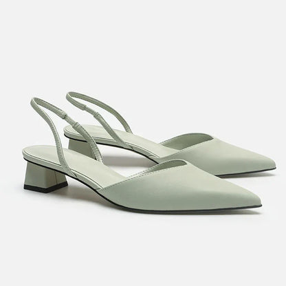 Izara Slingback Schuhe Spitz Absatz