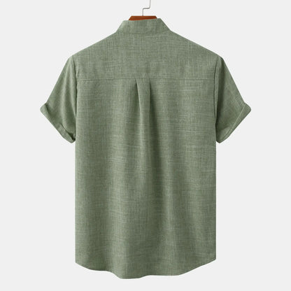 Herren Leinenhemd Sommerlang - BerlinGlamour