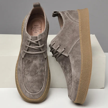 Elegante Herrenschuhe aus Wildleder Braun - BerlinGlamour