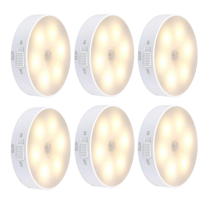 LED Nachtlampe Mini Bewegungsmelder Klebbar