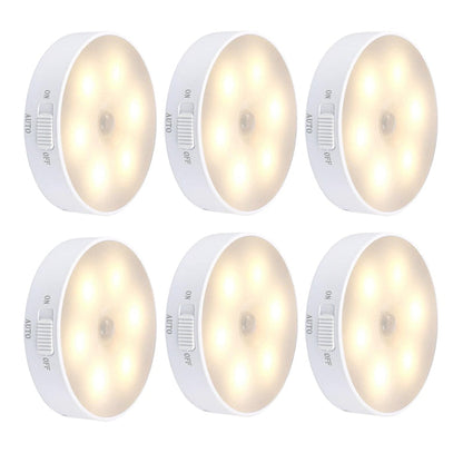 LED Nachtlampe Mini Bewegungsmelder Klebbar