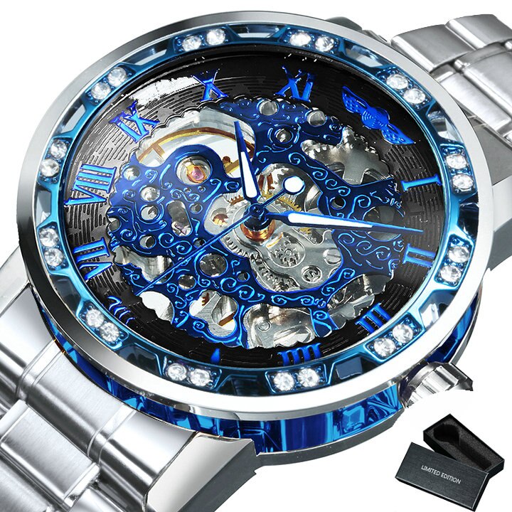 Titan Skelettuhr Mechanisch Leuchtend Elegant