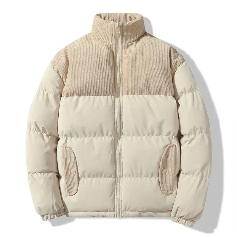 Ledersteppjacke mit Kordel Modern Aiden - BerlinGlamour
