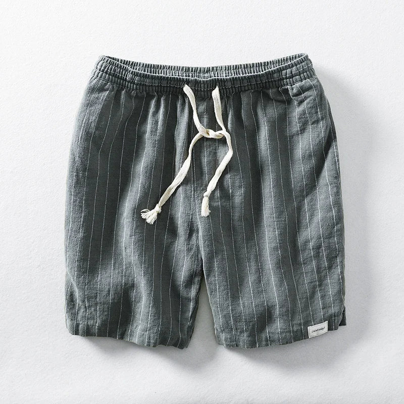 Bequeme Herren Leinen Shorts Sommer Leicht