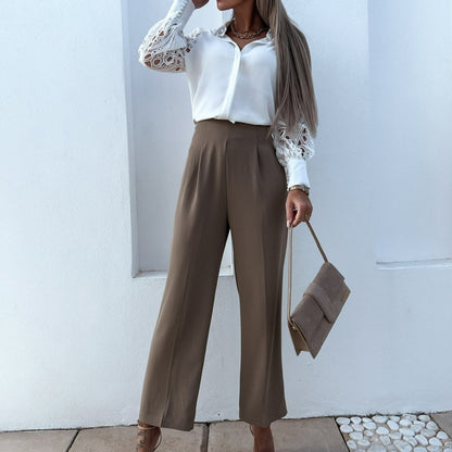 Damenbluse Freizeit Elegante Sommerbluse
