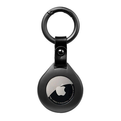 Apple Airtags Schutzhülle Leder Edelstahl Haltbar