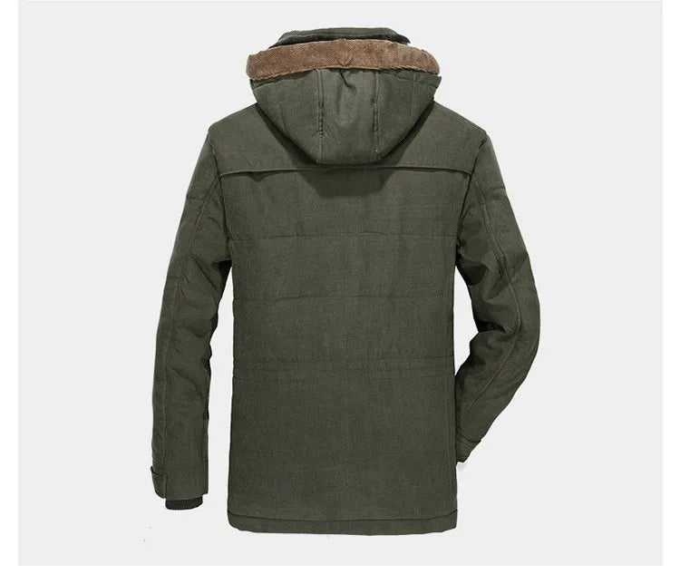 Herren Winterjacke Warm Daunen Füllung