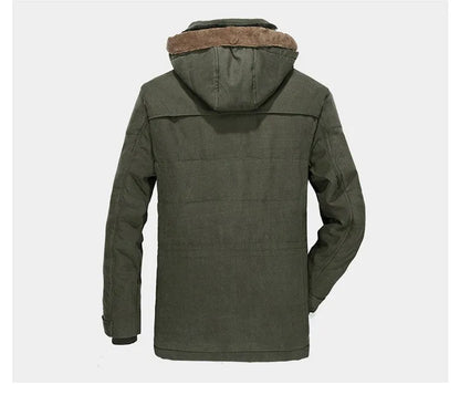 Herren Winterjacke Warm Daunen Füllung
