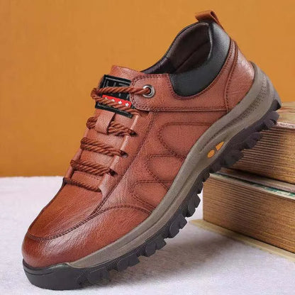 Leder Winterstiefel Warm Schnitt Heidi Stil