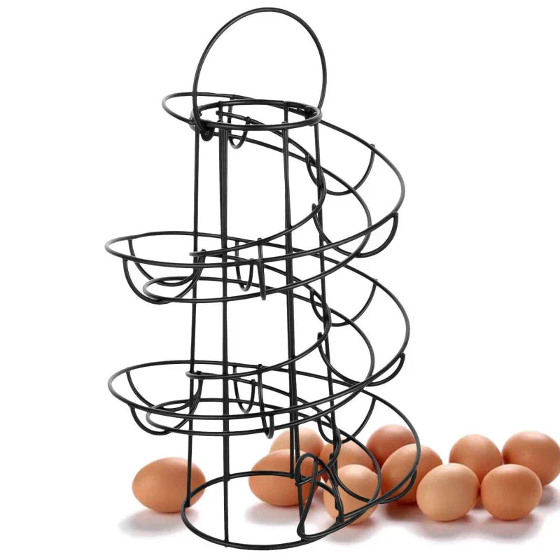 Eirolle Aufbewahrungsregal Edelstahl Spiral - BerlinGlamour